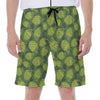 Cartoon Hop Cone Pattern Print Men's Beach Shorts