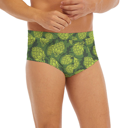 Cartoon Hop Cone Pattern Print Men's Briefs