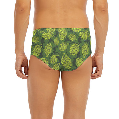 Cartoon Hop Cone Pattern Print Men's Briefs