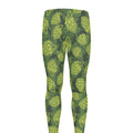 Cartoon Hop Cone Pattern Print Men's Leggings
