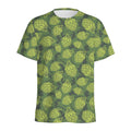 Cartoon Hop Cone Pattern Print Men's Athletic T-Shirt