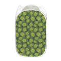 Cartoon Hop Cone Pattern Print Mesh Laundry Hamper