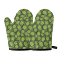 Cartoon Hop Cone Pattern Print Oven Mitts