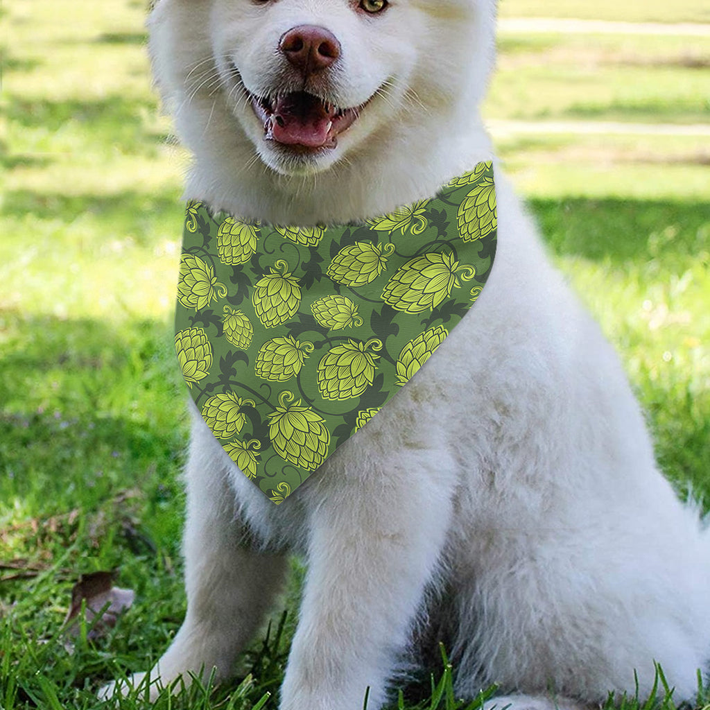 Cartoon Hop Cone Pattern Print Over The Collar Dog Bandana