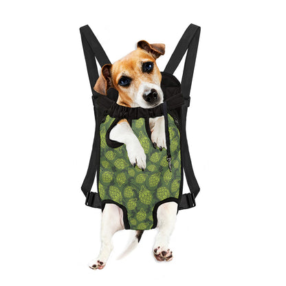 Cartoon Hop Cone Pattern Print Pet Carrier Backpack