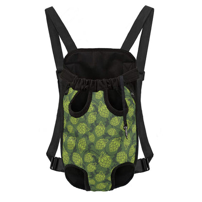 Cartoon Hop Cone Pattern Print Pet Carrier Backpack
