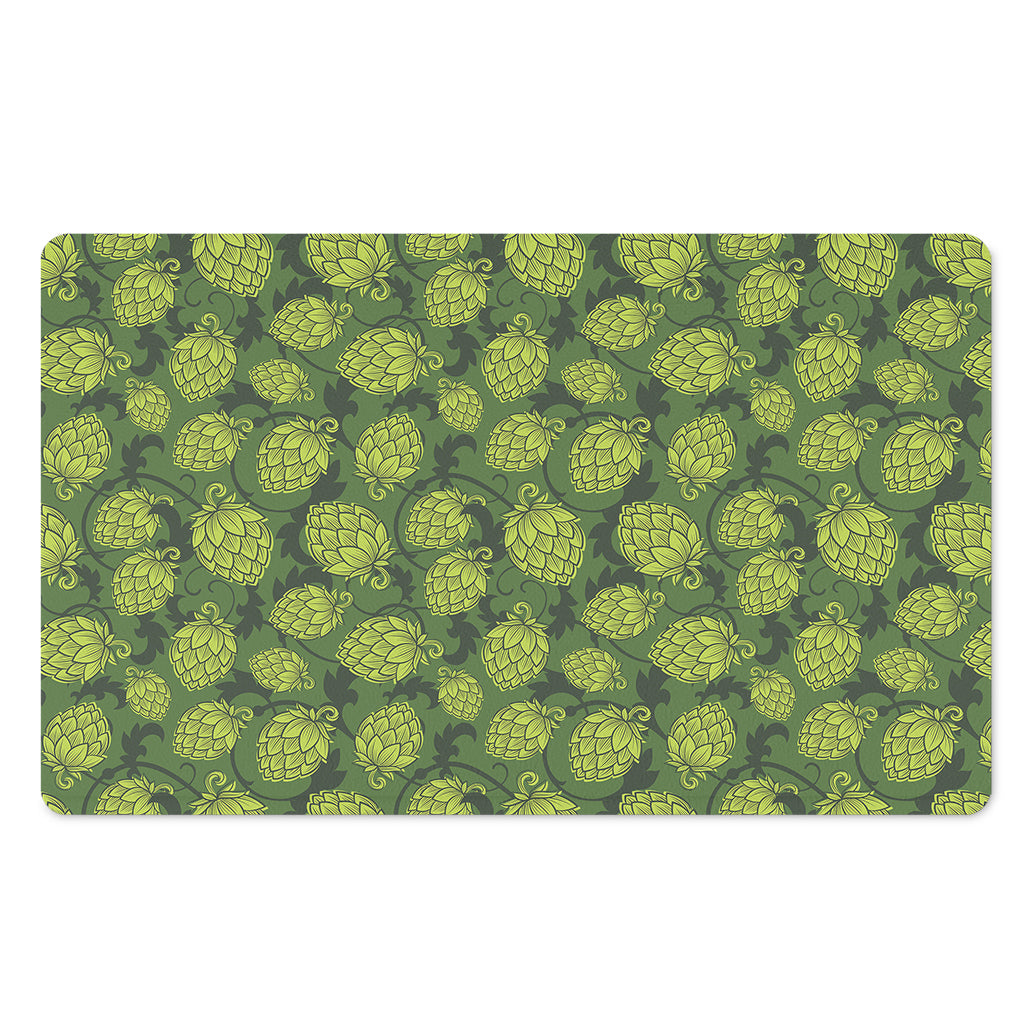 Cartoon Hop Cone Pattern Print Polyester Doormat