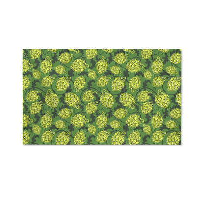 Cartoon Hop Cone Pattern Print Polyester Flag
