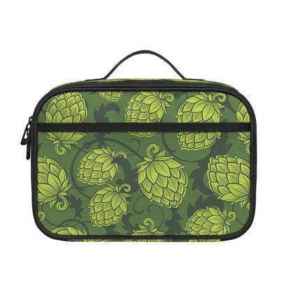 Cartoon Hop Cone Pattern Print Portable Lunch Bag