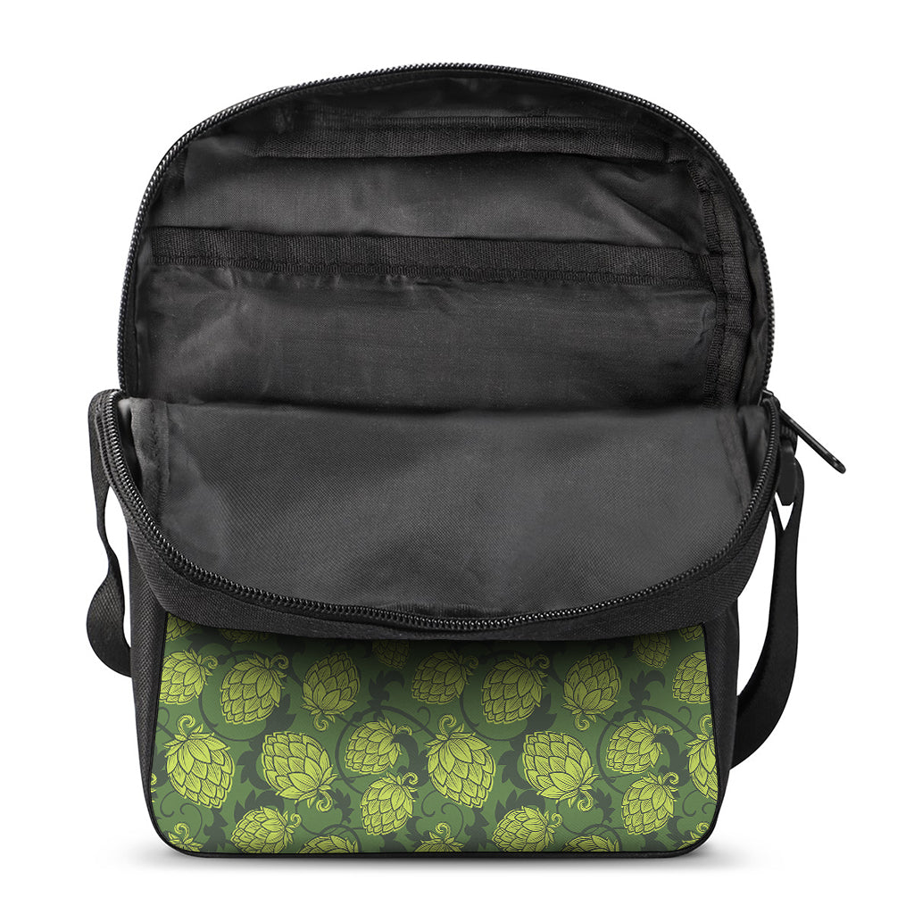 Cartoon Hop Cone Pattern Print Rectangular Crossbody Bag