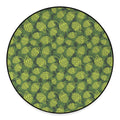 Cartoon Hop Cone Pattern Print Round Floor Mat