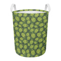 Cartoon Hop Cone Pattern Print Round Laundry Basket