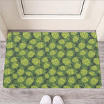 Cartoon Hop Cone Pattern Print Rubber Doormat