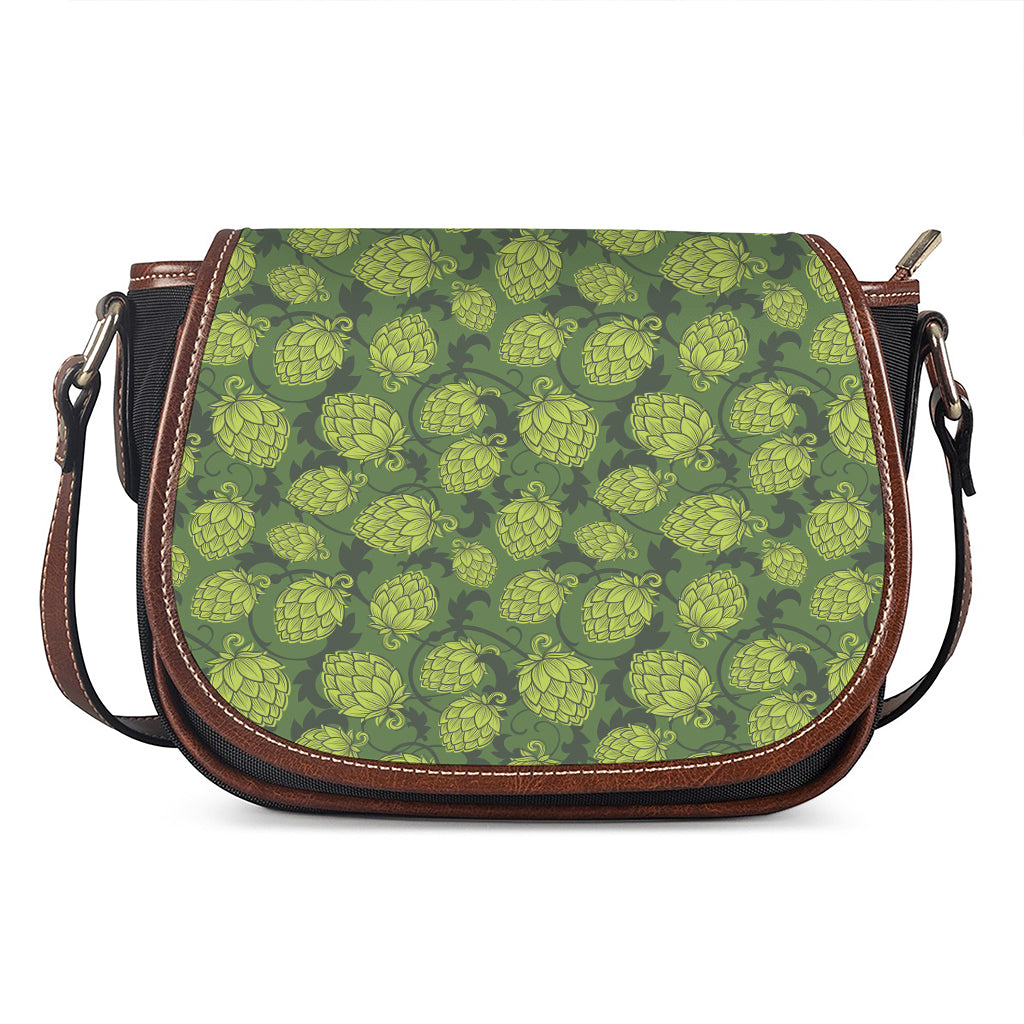 Cartoon Hop Cone Pattern Print Saddle Bag