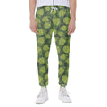 Cartoon Hop Cone Pattern Print Joggers