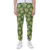 Cartoon Hop Cone Pattern Print Scuba Joggers