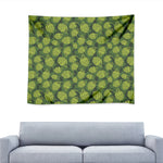 Cartoon Hop Cone Pattern Print Tapestry