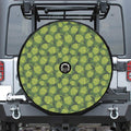 Cartoon Hop Cone Pattern Print Tire Cover With Camera Hole
