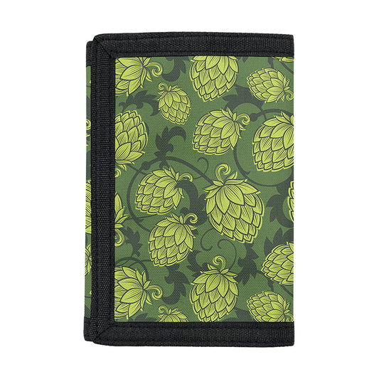 Cartoon Hop Cone Pattern Print Trifold Wallet
