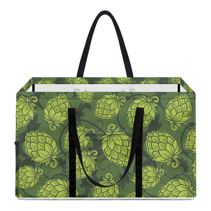 Cartoon Hop Cone Pattern Print Utility Tote Bag