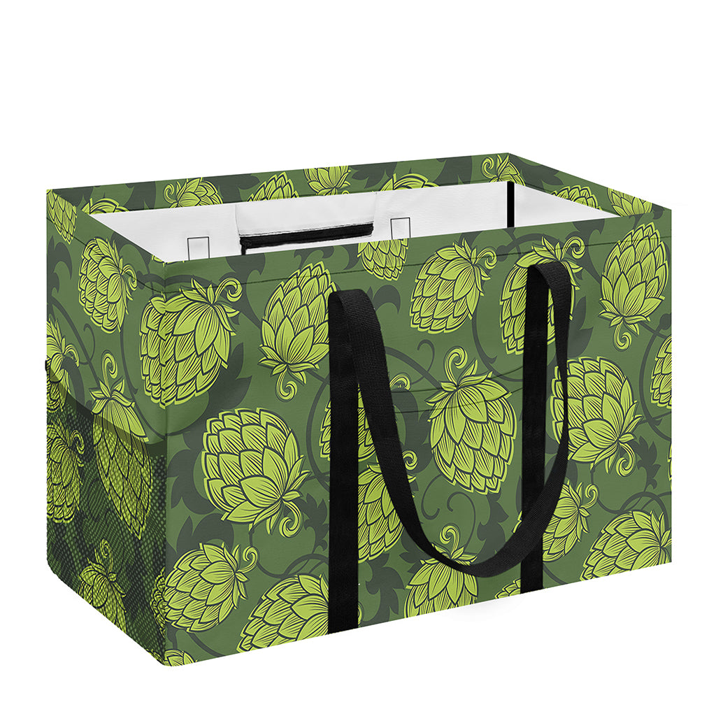 Cartoon Hop Cone Pattern Print Utility Tote Bag