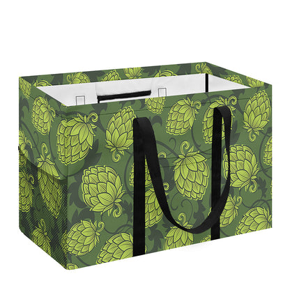 Cartoon Hop Cone Pattern Print Utility Tote Bag