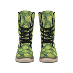 Cartoon Hop Cone Pattern Print Winter Boots