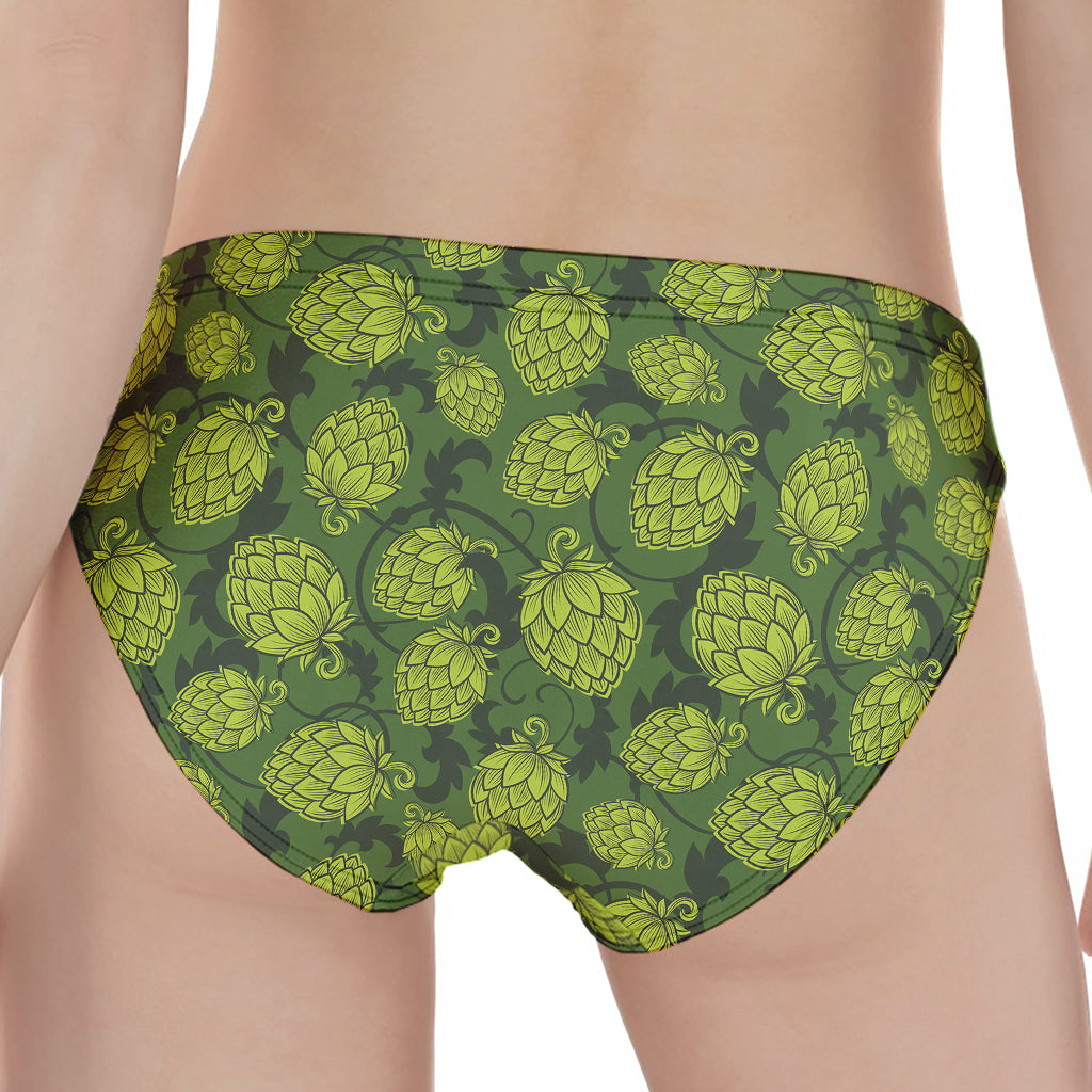 Cartoon Hop Cone Pattern Print Women's Panties