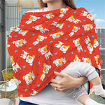 Cartoon Jack Russell Terrier Print Baby Seat Cover