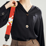 Cartoon Jack Russell Terrier Print Bag Strap