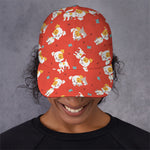 Cartoon Jack Russell Terrier Print Baseball Cap