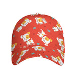 Cartoon Jack Russell Terrier Print Baseball Cap
