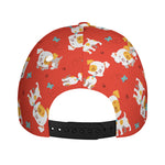 Cartoon Jack Russell Terrier Print Baseball Cap