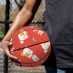 Cartoon Jack Russell Terrier Print Basketball