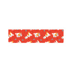 Cartoon Jack Russell Terrier Print Bed Runner