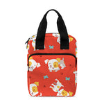 Cartoon Jack Russell Terrier Print Bible Tote Bag