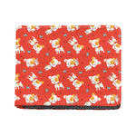 Cartoon Jack Russell Terrier Print Bifold Wallet