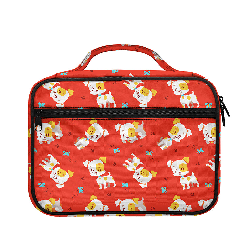 Cartoon Jack Russell Terrier Print Briefcase Bible Bag
