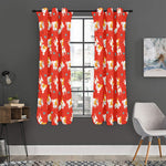 Cartoon Jack Russell Terrier Print Curtain