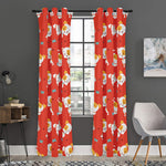 Cartoon Jack Russell Terrier Print Curtain