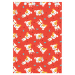 Cartoon Jack Russell Terrier Print Curtain