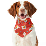 Cartoon Jack Russell Terrier Print Dog Bandana