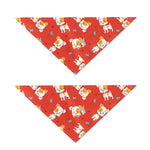 Cartoon Jack Russell Terrier Print Dog Bandana