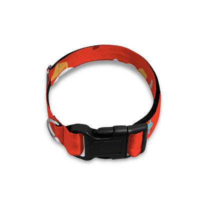 Cartoon Jack Russell Terrier Print Dog Collar