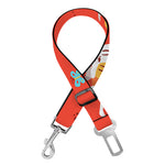 Cartoon Jack Russell Terrier Print Dog Seat Belt