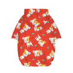 Cartoon Jack Russell Terrier Print Dog Zip Up Hoodie