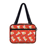 Cartoon Jack Russell Terrier Print Double Strap Bible Bag