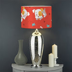Cartoon Jack Russell Terrier Print Drum Lamp Shade