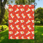Cartoon Jack Russell Terrier Print Garden Flag
