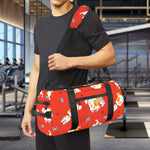 Cartoon Jack Russell Terrier Print Gym Bag